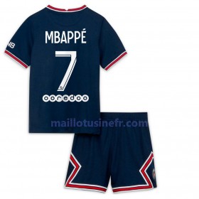 Maillot de Foot Paris Saint-Germain Kylian Mbappé 7 Domicile 2021-22 - Enfant
